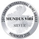 Bewertung Brightwater Gravels Sauvignon Blanc 2020: Mundus Vini Silber