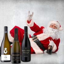 Santa Claus Is Coming With Wine Paket