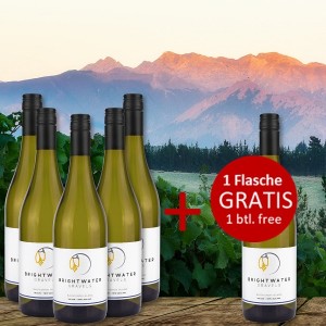 5+1 Set Brightwater Gravels Sauvignon Blanc 2022 - 1 Flasche GRATIS
