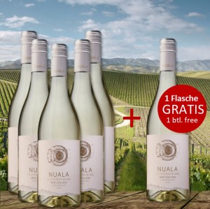 5+1 Set NUALA Marlborough Sauvignon Blanc 2025 - 1 Flasche GRATIS