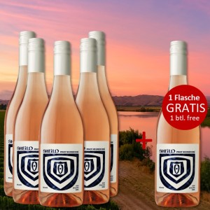 5+1 SHEILD Pinot Meunier Rosé 2022 - 1 bottle FREE